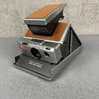 Vintage Polaroid Sx-70 Land Camera Instant Silver Case Tripod 111 Flashbars