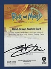 Rick And Morty Cryptozoic Season 1 Sketch Card Anthony Sciscioli 1 1