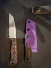 Jack Wolf Knives Collusion - Purple Panther Bnib