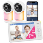 Vtech Rm7766-2hd 2 Camera 1080p Wifi Remote Access Baby Monitor Sealed