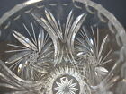 Elegance Cut Crystal Glass Star Burst Pattern Vase  8  Tall X 4 1 2  Diameter