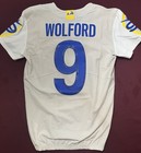 John Wolford Los Angeles Rams Nfl Team Issued Bone Alt Game Jersey  wake Forest 