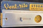 Vtg 1950s Nos Vent-rite Storm Window Sash Ventilator Inter City Mfg Detroit  Mi
