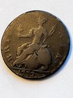 1772 Georgivs    Iiii Colonial Copper Halfpenny Good Details Free Shipping Usa