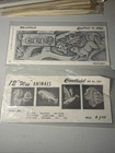 Lot Of 11 Vintage Craftaid Leather Template  Patterns  Alphabet  Instructions