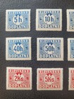 Slovakia  j1-12 Mh  1939 Postage Dues  Scott Catalog Value   119 20 For Mnh
