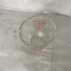 Vintage Pyrex D Handle Measuring Cup  508 Red Lettering 1-cup 8 Ounce Us 1950   s