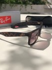 New Ray-ban Justin Rb4165 Tortoise Matte   Brown Gradient Sunglasses