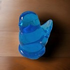1998  Hand Made Glass Bluebird Signed  By Artist Leo Ward
