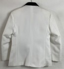 Raffinati Formal Boys Size 10 White Tuxedo Jacket With Black Lapels Made In Usa