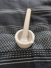 Vtg Coors Usa Glazed Mortar   Pestle Set  Lab Apothecary  Models 60313   52009