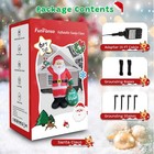 6 Ft Christmas Inflatable Santa With Candy And Big Gift Bag Outdoor Decors