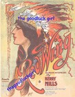 1907 Native American Princess Red Wing 8x10 Vintage Sheet Music Hirt Art Print