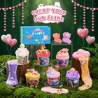 Slime 7 Packed For Kids super Soft And Non-sticky Stress Relief Clear Slime Kit