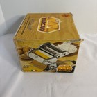 Marcato Atlas Model 150 Pasta Maker Machine W  Hand Crank  Clamp  Box Made Italy