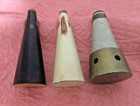 Three Vintage Stastock Trumpet Mutes