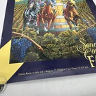 Vintage 2000 Sonoma County Fair    wine Country Racing    Poster Horse Track Unused