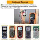 Kit-14 Test Lead Set compatible With Fluke Ideal Simpson Mprobe fieldpiece extec