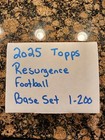 2024 Topps Resurgence Football Base Set Of 200 Nm-mint 