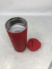 Starbucks Red Textured Tumbler Travel Mug Cup Lid 16 Oz