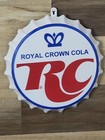 Rc Cola  Metal Sign  Royal  Crown Cola  Soda Pop Bottle Cap Sign Man Cave 