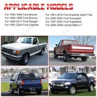 2pcs License Plate Light Tag Lamp Assembly Replacement For 1983-2011 Ford Ranger