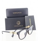 Brand New Authentic Versace Eyeglasses Mod  3310-f 52mm Black   Gold 3310 Frame