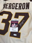 Patrice Bergeron  37 Boston Bruins Autographed Authentic Jersey Jsa Certified