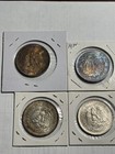 Lot Of Art Toned Mex Un Peso  1923 1923  1933 1934