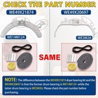 We49x20697 Ge Dryer Bearing Kit Contains We3m26 We9m30 We12m29 We1m1067 We1m504