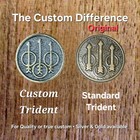Beretta 1 2  Custom Medallions - In Antique Brass  bronze   Silver  Or Gold