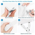 Bed Sheet Holder Fasten Straps Adjustable Suspenders Grippers Elastic Band   white