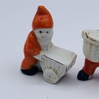 Vintage Bisque Elf Pixie Gnome Figures Japan Qty 4 Mcm 2   