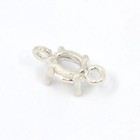 Oval Double Dangle Pre-notched Dangle Mounting