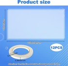 12 Pack Abrasive Blasting Cabinet Lens Cover Clear Polyester Film Sandblast    