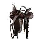 Leather Western Barrel Racing Horse Saddle Pleasure Tack Equestrian Trail Racer