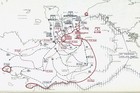 Wwii Map 54 Allied Breakout Falaise Pocket Normandy France 1944 Bradley Patton