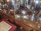 Vintage Swirled Glass And Brass Door Knob In Mint Condition 