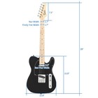 Glarry Gtl Maple Fingerboard 39  Electric Guitar Gigbag Right Handed School Us