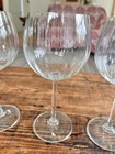 Malden Optic Blown Wine Glasses - Balloon Shaped For Red Wine  Set Of 4