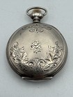 Vintage Waltham 0s 7j Coin Silver Hunters Case Pocket Watch 