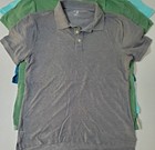 Bundle Lot Of 7 Polo Shirts Short Sleeve Solid Cotton Multicolor Size Xl Xxl
