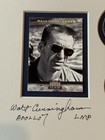 Nasa Apollo 7 Astronaut Walt Cunningham Lmp Signed Display Matted Ready To Hang