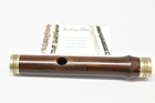 Antique J  Farquharson Cocus Wood 4-key Keyed Piccolo Fife Missing 1 Key As-is