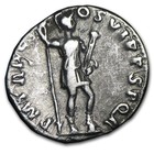 Roman Empire Trajan Ar Denarius   98-117 Ad  Vf