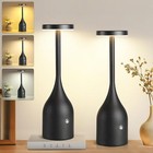 4pcs Led Desk Lamp Touch Dimmable Bar Table Bedside Night Light Usb Rechargeable