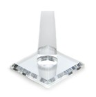 Clear Acrylic Hand Jewelry Ring Display Stand Holder With Square Base Qty 1