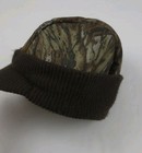 Vintage 80s 90s Camouflage Pattern Insulated Visor Trapper Hat Usa Made Camo Vtg