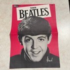 Set 1964 Beatles Posters Dell Magazine 18x13 Fold Out Originals Set  4  Vintage