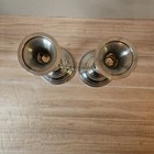 Vintage B m Pewter Candlesticks  7130 Made In Norway - Mid-century